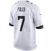 Image of Nick Foles Jacksonville Jaguars Game Jersey – White 2019