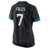 Image of Nick Foles Jacksonville Jaguars Women's Game Jersey – Black 2019