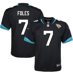 Nick Foles Jacksonville Jaguars Youth Game Jersey – Black 2019