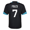 Image of Nick Foles Jacksonville Jaguars Youth Game Jersey – Black 2019