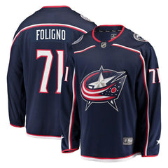 Nick Foligno Columbus Blue Jackets Breakaway Jersey – Navy 2019