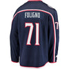 Image of Nick Foligno Columbus Blue Jackets Breakaway Jersey – Navy 2019