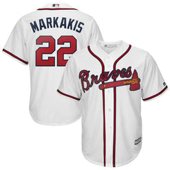 Nick Markakis Atlanta Braves Majestic 2019 Home Cool Base Player Jersey – White 2019