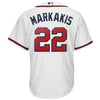 Image of Nick Markakis Atlanta Braves Majestic 2019 Home Cool Base Player Jersey – White 2019