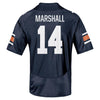 Image of Nick Marshall Auburn Tigers Under Armour Replica Jersey - Navy 2019