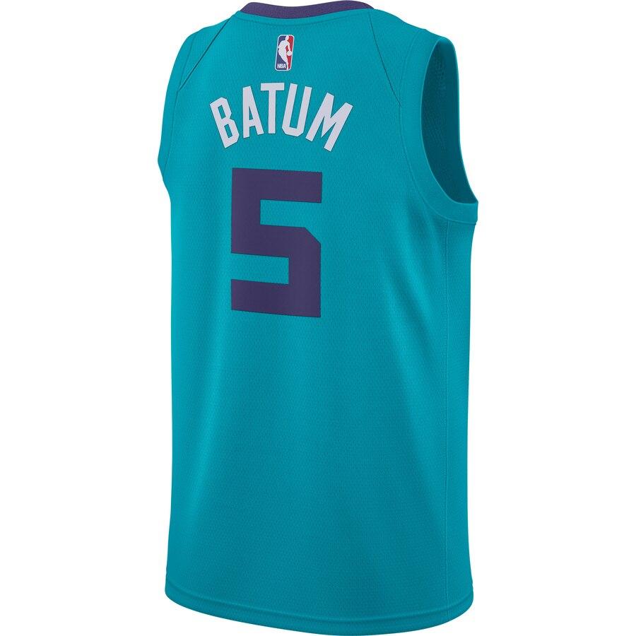 Nicolas Batum Charlotte Hornets Jordan Brand Swingman Jersey Teal - Icon Edition 2019