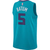 Image of Nicolas Batum Charlotte Hornets Jordan Brand Swingman Jersey Teal - Icon Edition 2019