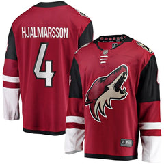 Niklas Hjalmarsson Arizona Coyotes Breakaway Player Jersey – Garnet 2019