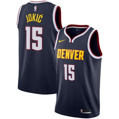 Nikola Jokic Denver Nuggets Replica Swingman Jersey - Icon Edition – Navy 2019