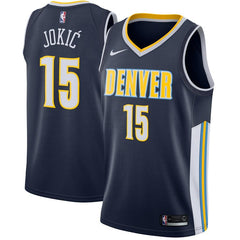 Nikola Jokic Denver Nuggets Swingman Jersey Navy - Icon Edition 2019