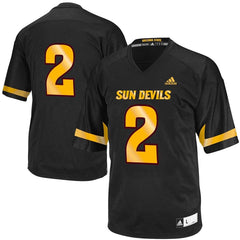 No. 2 Arizona State Sun Devils  Replica Football Jersey - Black 2019