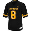 Image of No. 8 Arizona State Sun Devils  Replica Football Jersey - Black 2019