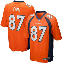 Noah Fant Denver Broncos 2019 NFL Draft First Round Pick Game Jersey – Orange 2019