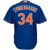 Image of Noah Syndergaard New York Mets Majestic Official Cool Base Player Jersey - Royal 2019