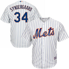 Noah Syndergaard New York Mets Majestic Official Cool Base Player Jersey - White 2019