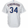 Image of Noah Syndergaard New York Mets Majestic Official Cool Base Player Jersey - White 2019