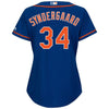 Image of Noah Syndergaard New York Mets Majestic Women's Cool Base Player Jersey - Royal 2019