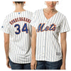 Image of Noah Syndergaard New York Mets Majestic Women's Cool Base Player Jersey - White 2019