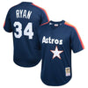 Image of Nolan Ryan Houston Astros Mitchell &amp; Ness Youth Cooperstown Collection Mesh Batting Practice Jersey – Navy 2019