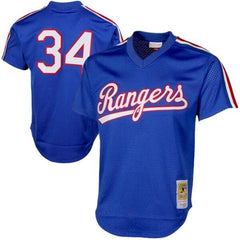 Nolan Ryan Texas Rangers Mitchell &amp; Ness 1989 Cooperstown Collection Mesh Batting Practice Jersey - Royal 2019