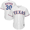 Image of Nomar Mazara Texas Rangers Majestic Home Cool Base Player Jersey – White 2019