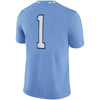 Image of North Carolina Tar Heels Jordan Brand Game Football Jersey – Carolina Blue 2019