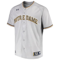 Notre Dame Fighting Irish Under Armour Performance Replica Baseball Jersey - Gray 2019