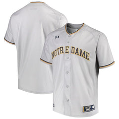 Notre Dame Fighting Irish Under Armour Performance Replica Baseball Jersey - Gray 2019