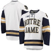 Image of Notre Dame Fighting Irish Under Armour Replica College Hockey Jersey – White 2019