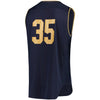 Image of Notre Dame Fighting Irish Under Armour Replica Performance Basketball Jersey – Navy 2019