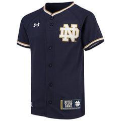 Notre Dame Fighting Irish Under Armour Youth Replica Baseball Jersey - Navy 2019