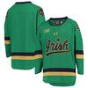 Image of Notre Dame Fighting Irish Under Armour Youth Team Replica Hockey Jersey – Green 2019