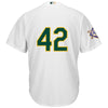 Image of Oakland Athletics Majestic 2019 Jackie Robinson Day Official Cool Base Jersey – White 2019