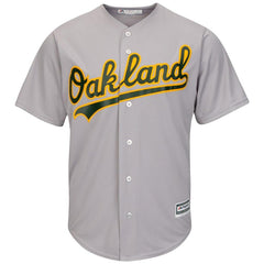 Oakland Athletics Majestic Official Cool Base Jersey - Gray 2019