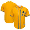 Image of Oakland Athletics Majestic Official Cool Base Team Jersey - Gold 2019