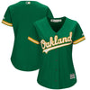 Image of Oakland Athletics Majestic Women's Cool Base Team Jersey - Kelly Green 2019