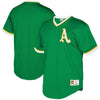 Image of Oakland Athletics Mitchell &amp; Ness Mesh V-Neck Jersey – Green 2019