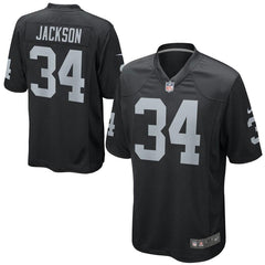 Oakland Raiders Bo Jackson Retired Player Game Jersey - Black 2019