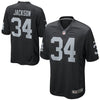 Image of Oakland Raiders Bo Jackson Retired Player Game Jersey - Black 2019