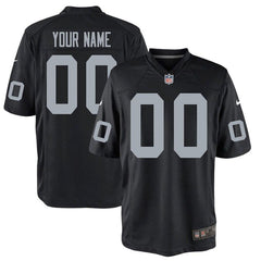 Oakland Raiders Custom Game Jersey - Black 2019