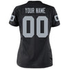 Image of Oakland Raiders Women's Custom Game Jersey - Black 2019