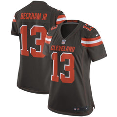 Odell Beckham Jr Cleveland Browns Women's Game Jersey – Brown 2019