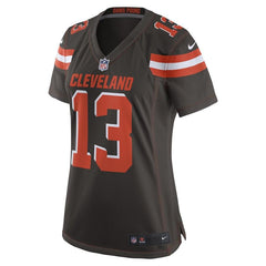 Odell Beckham Jr Cleveland Browns Women's Game Jersey – Brown 2019