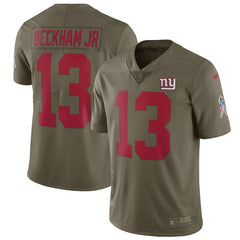 Odell Beckham Jr New York Giants Salute To Service Limited Jersey - Olive 2019