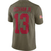 Image of Odell Beckham Jr New York Giants Salute To Service Limited Jersey - Olive 2019