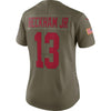 Image of Odell Beckham Jr New York Giants Women's Salute to Service Limited Jersey - Olive 2019