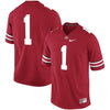 Image of Ohio State Buckeyes #1 Game Football Jersey - Scarlet 2019