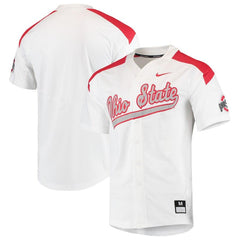 Ohio State Buckeyes Vapor Untouchable Elite Full-Button Replica Baseball Jersey - White 2019