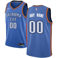 Oklahoma City Thunder Swingman Custom Jersey Blue - Icon Edition 2019