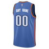 Image of Oklahoma City Thunder Swingman Custom Jersey Blue - Icon Edition 2019